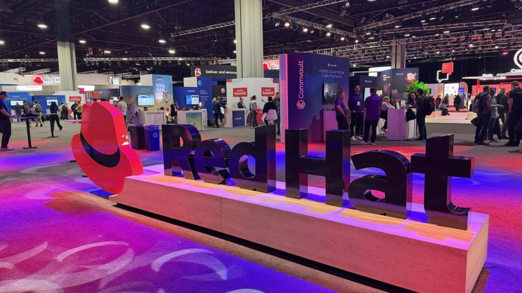 El salón de clientes y partners del Red Hat Summit.