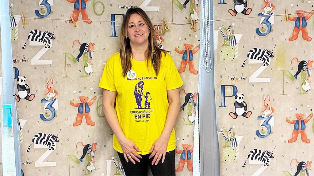 Elena Granda Suárez, profesora infantil en un pueblo de Valladolid.