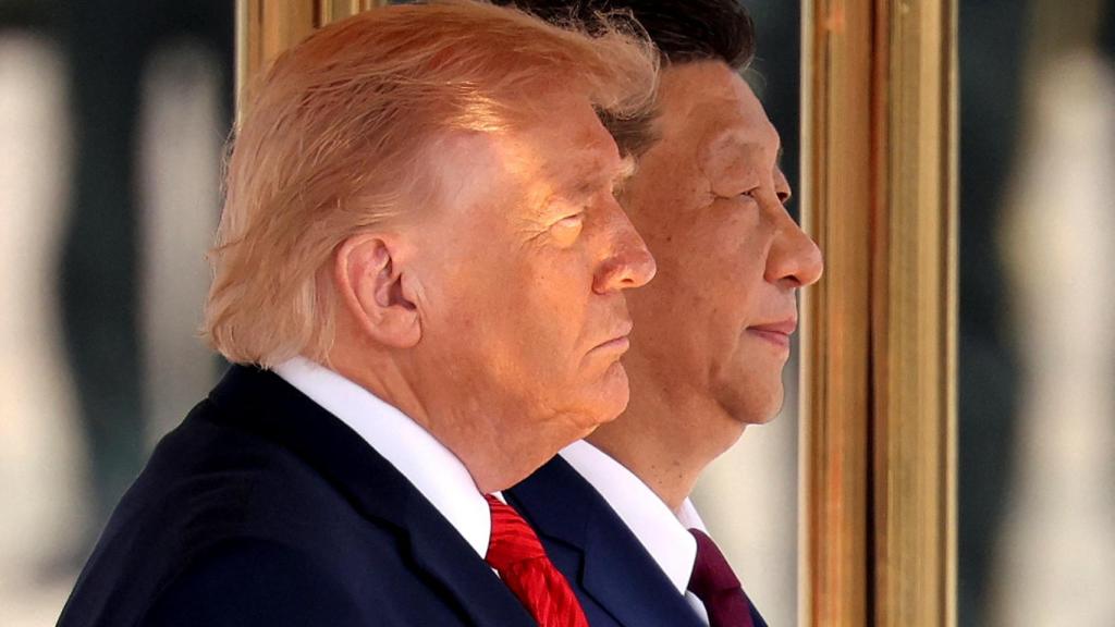 Trump y Xi Jinping en Pekín.