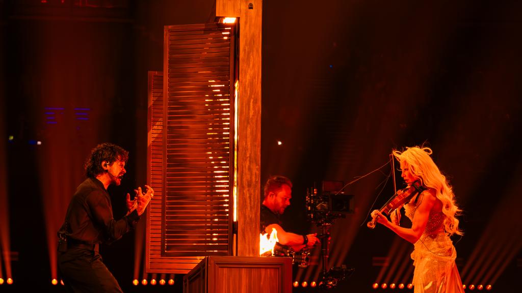 Los participantes de Finlandia en la semifinal de Eurovisión 2026.