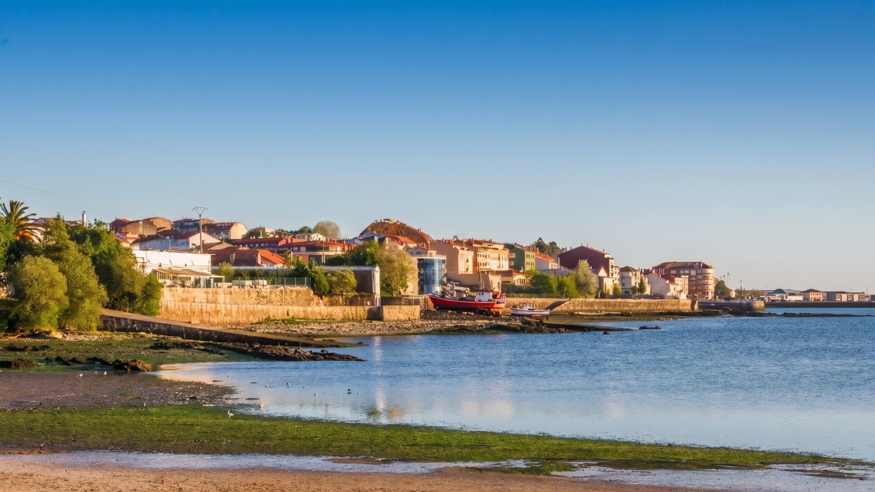 Fotografía panorámica de Rianxo (A Coruña)
