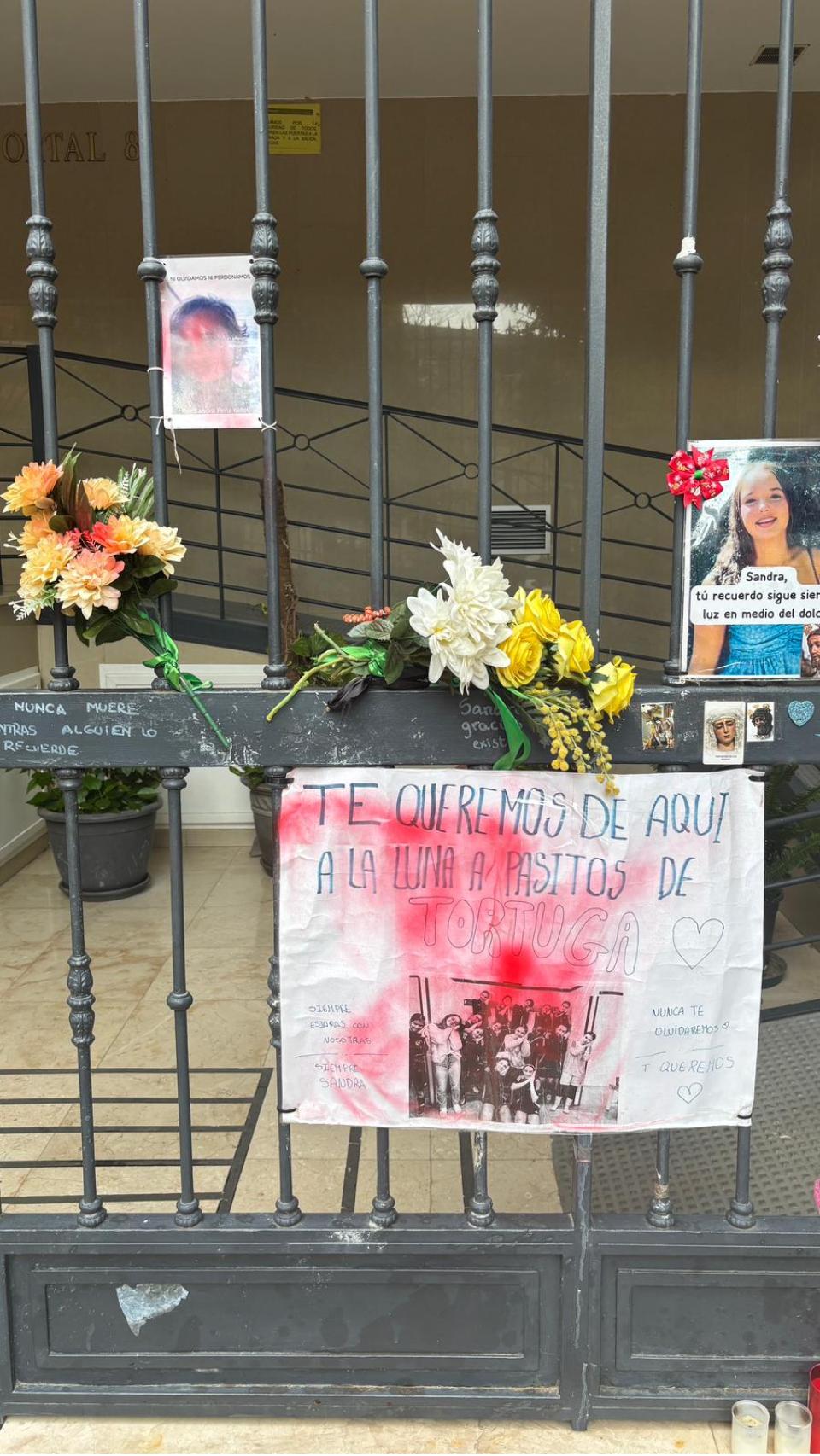 Imagen del altar de Sandra Peña.