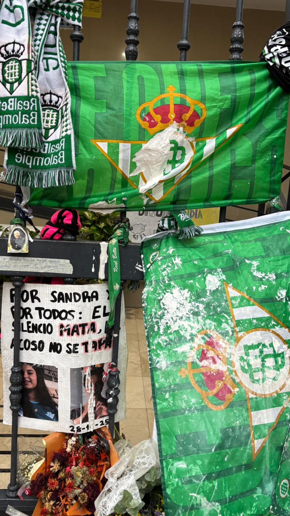 Imagen del altar de Sandra Peña.