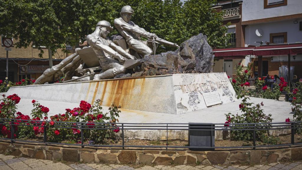 Monumento al minero de Almadén.
