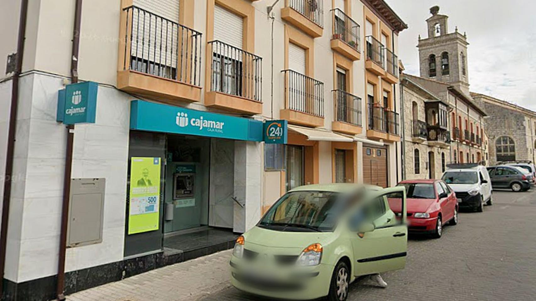 La sucursal de Cajamar en Villanubla. 