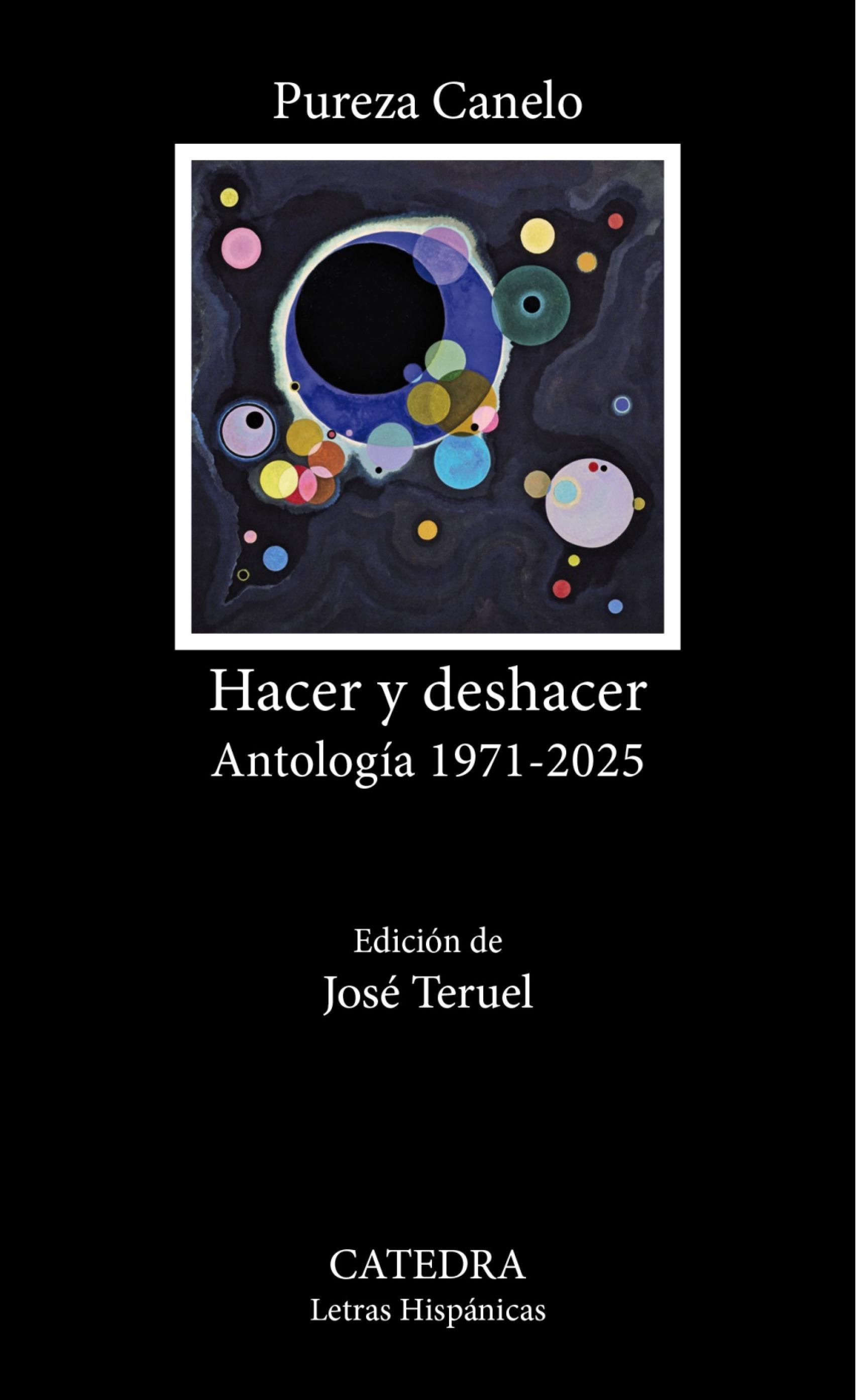 Cubierta de 'Hacer y deshacer. Antología 1971-2025' (Cátedra)