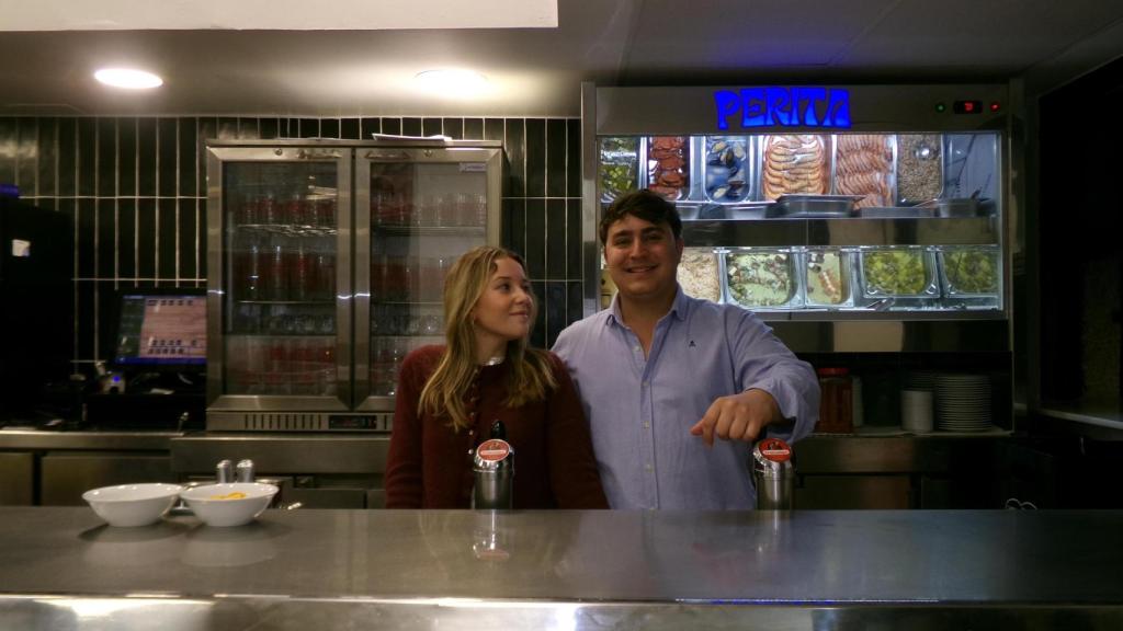 Samuel junto a Patricia, su pareja y apoyo en el negocio.