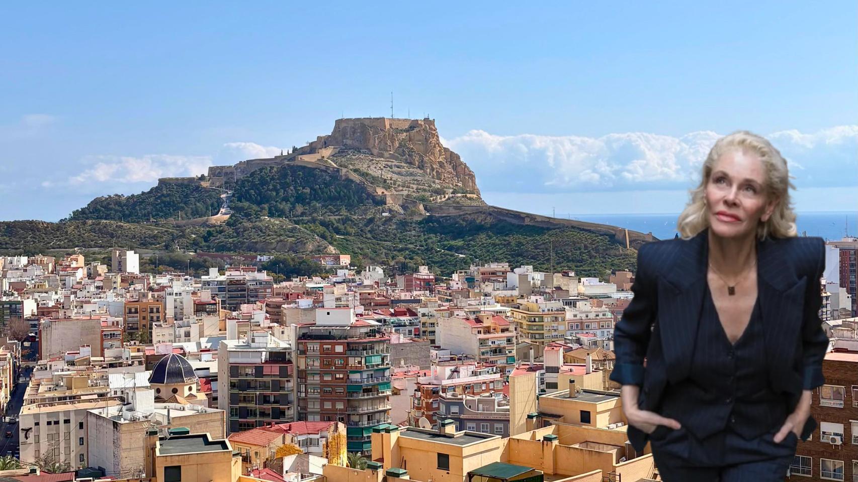 Belén Rueda y una imagen de Alicante.