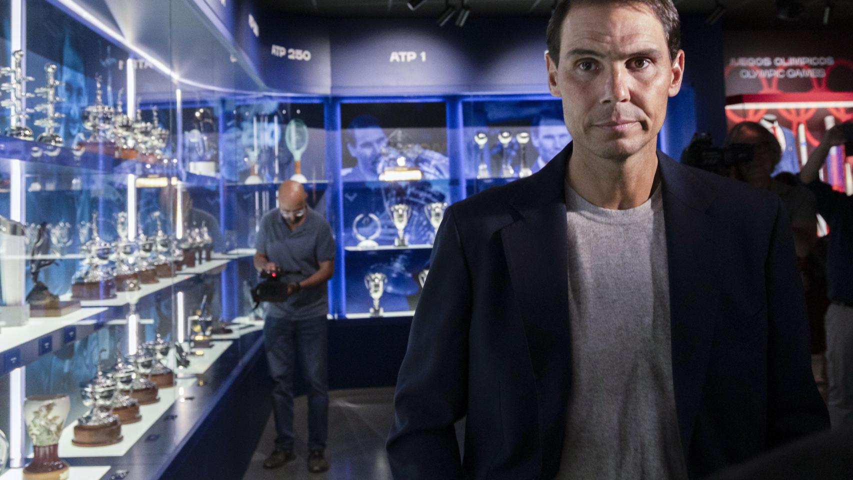 Rafa Nadal, en la presentación del nuevo museo de su academia.
