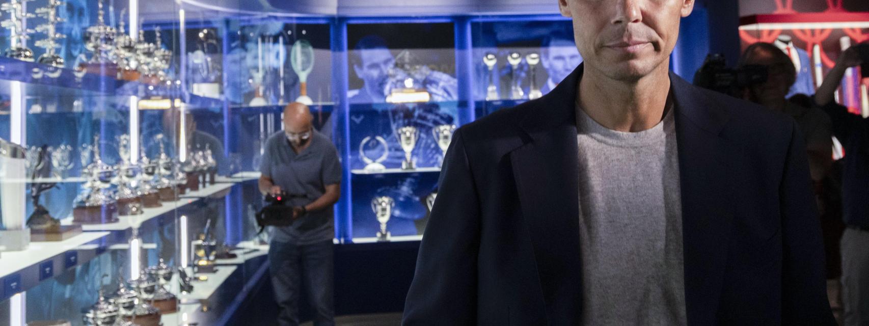Rafa Nadal, en la presentación del nuevo museo de su academia.