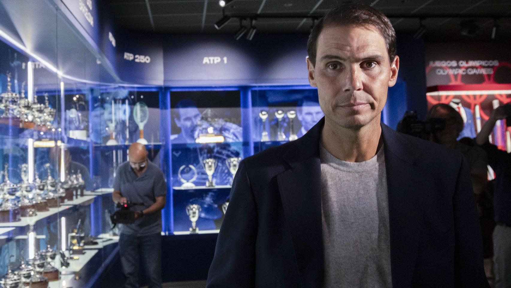 Rafa Nadal, en la presentación del nuevo museo de su academia.