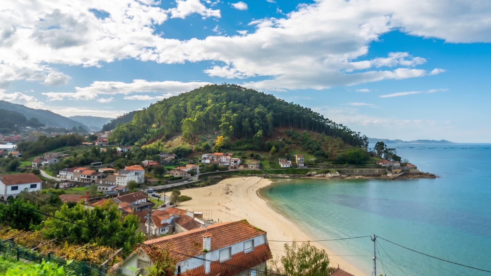 Playa de Loira, en Marín (Pontevedra) 