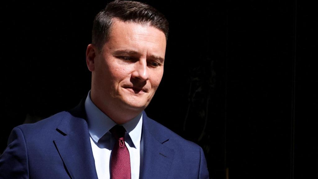 El ya exministro de Sanidad británico, Wes Steeting.