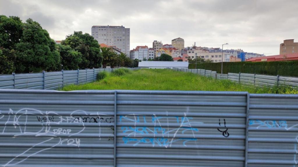 Parcela de A Maestranza que se dedicará a uso público y no a vivienda.