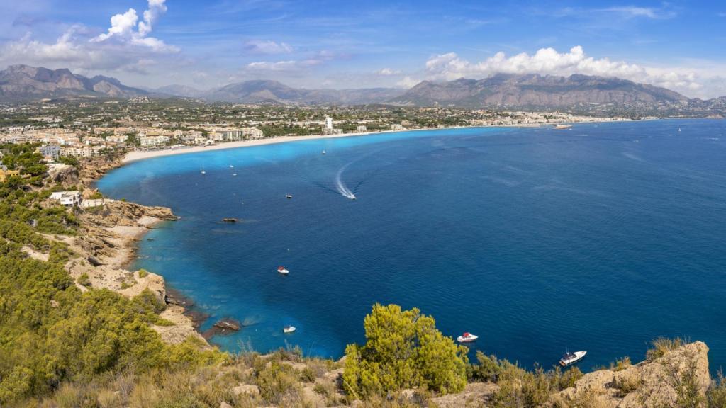 Altea y Alfas del Pi Albir vista panorámica de la Costa Blanca en Alicante