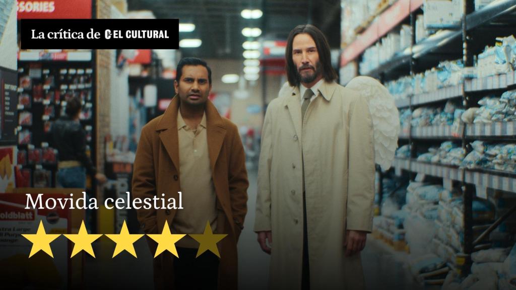 Aziz Ansari y Keanu Reeves, en 'Movida celestial'