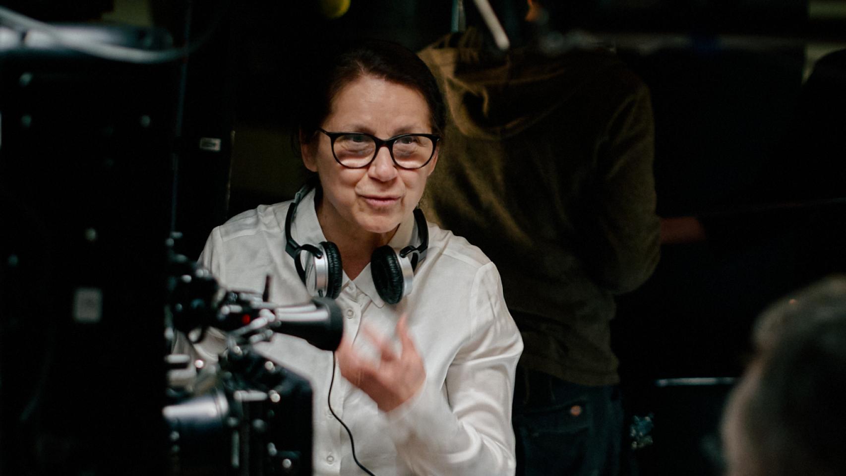 Ildiko Enyedi, en el rodaje de 'El amigo silencioso'. Foto: Kery Kovacs