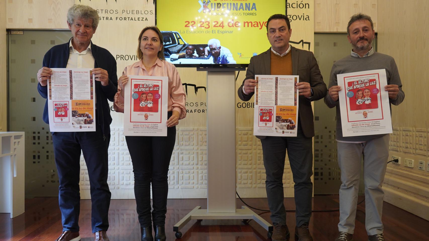 Presentación de las jornadas de El Espinar en honor a Jesús Torres y el espíritu Kupfunana