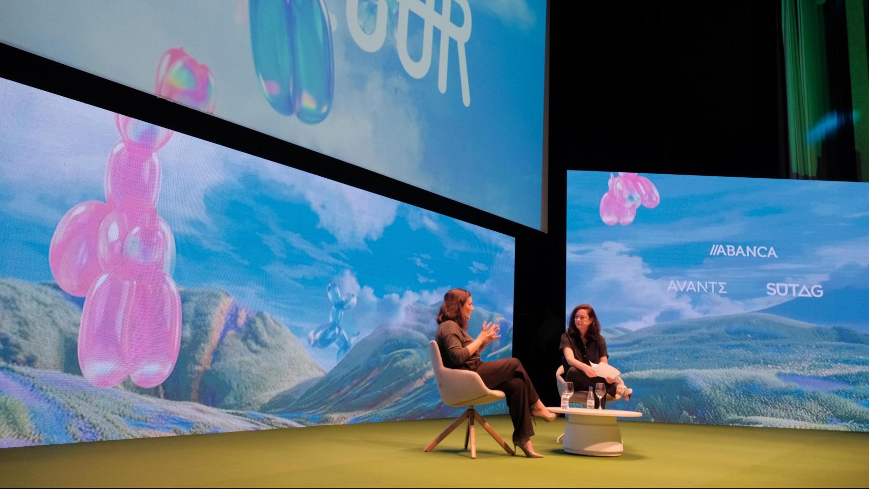 Entrevista a Adriana Domínguez en Flor, en Pontevedra