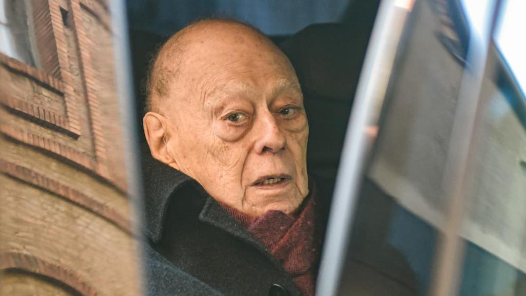Jordi Pujol, el pasado mes de diciembre, cuando asistió al funeral del empresario Carles Villarrubí.