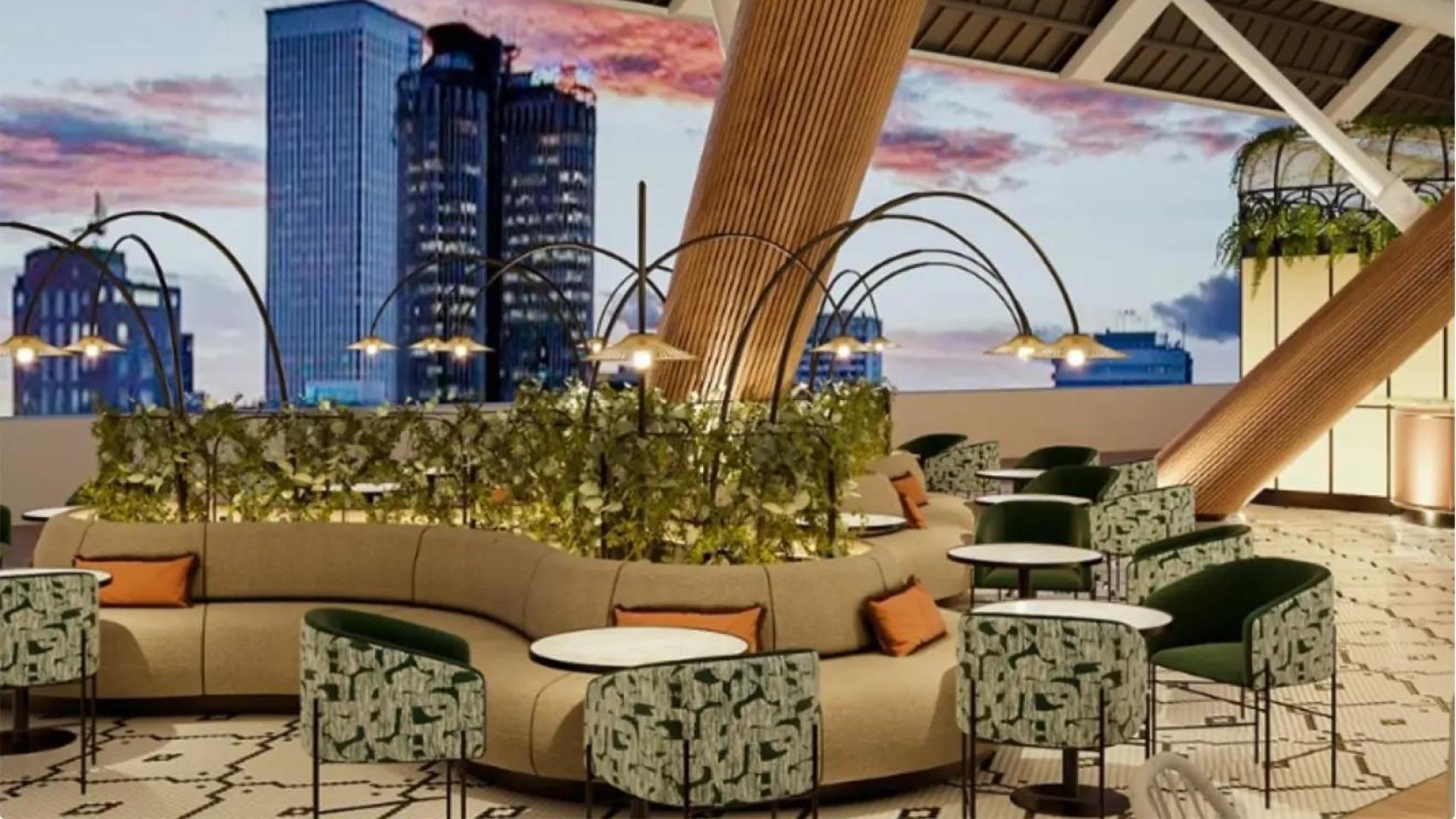 El Sky Bar del Bernabéu.