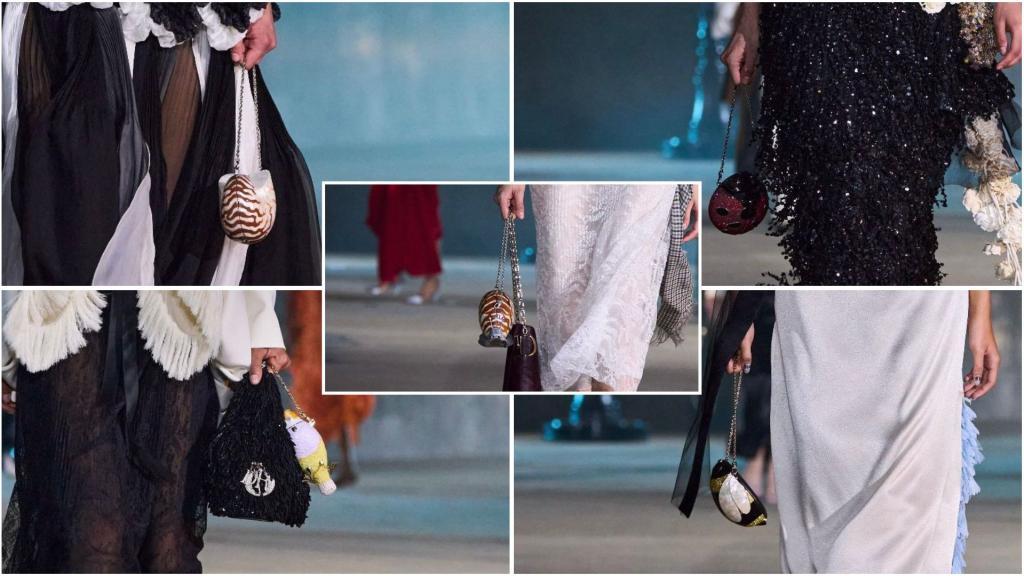 Entre surrealismo y glamour: así fueron los bolsos de animales de Dior en Los Ángeles.