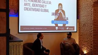 Javier Calleja, este jueves en el Ágora Social de UTAMED, en Málaga. 