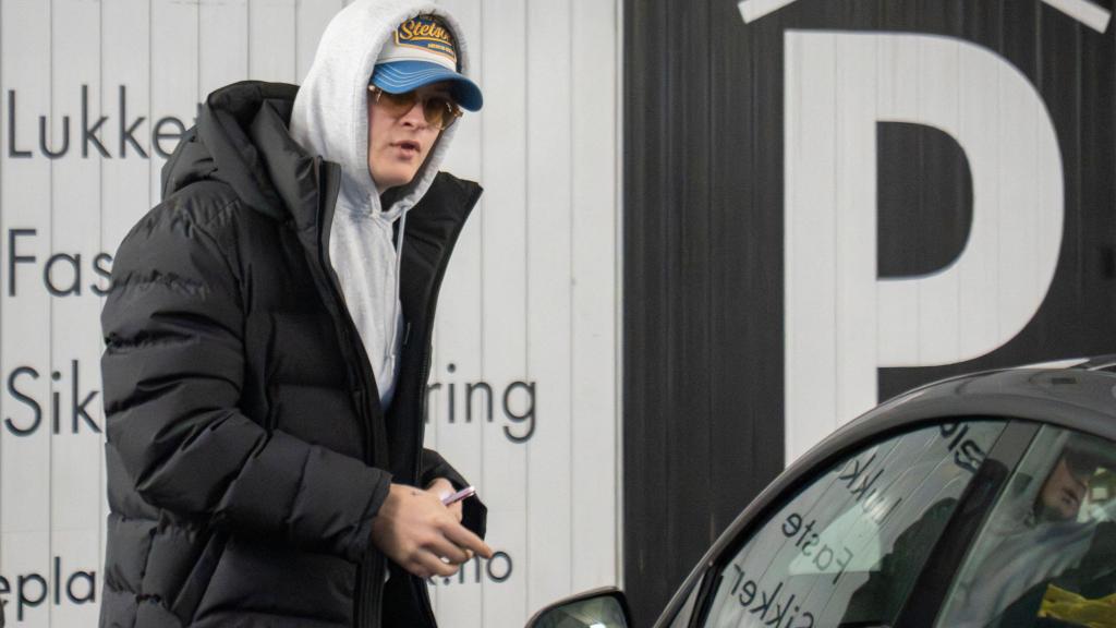 Marius Borg antes de entrar en prisión preventiva.