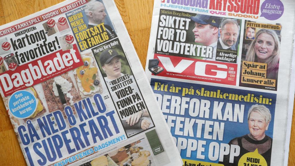 Toda la prensa noruega pendiente del caso.