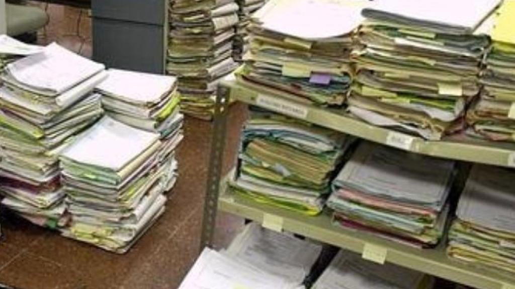 Expedientes acumulados en los juzgados.