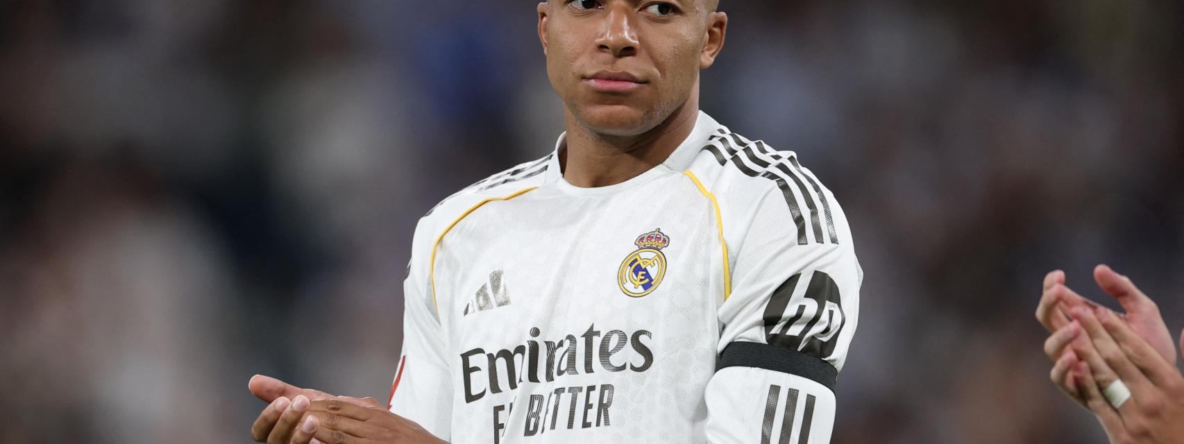 Kylian Mbappé, durante un partido con el Real Madrid.