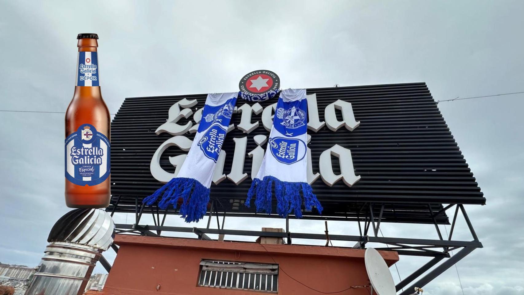 Campaña de apoyo de Estrella Galicia al Dépor