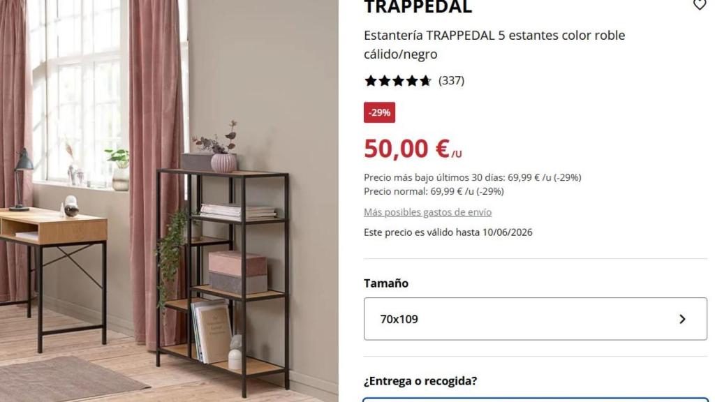 Estantería TRAPPEDAL, JYSK