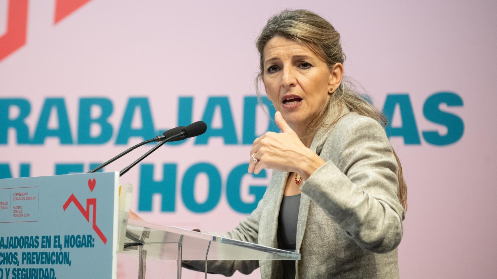 La ministra de Trabajo y Economía Social, Yolanda Díaz. Europa Press / Fernando Sánchez