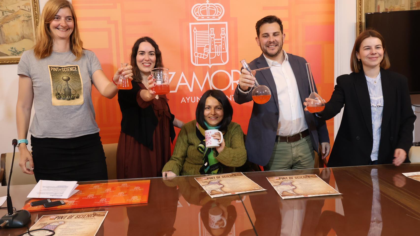 Presentación Pint of Science en el Ayuntamiento de Zamora.