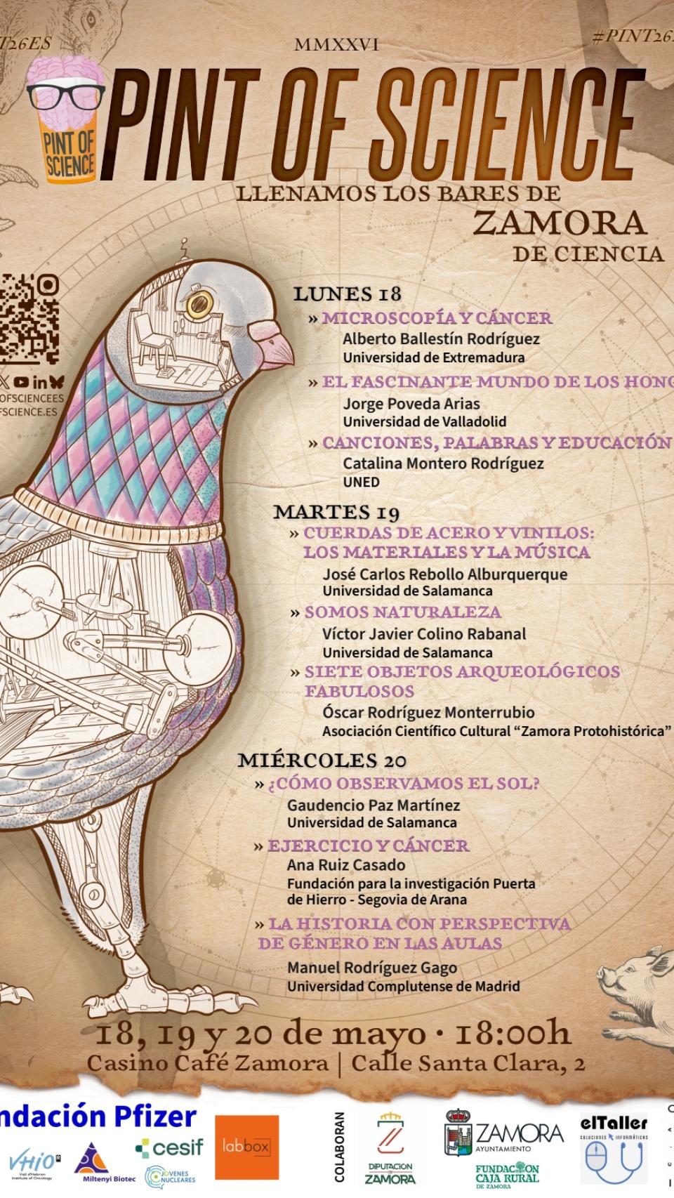 Cartel Zamora Pint Of Science 2016.