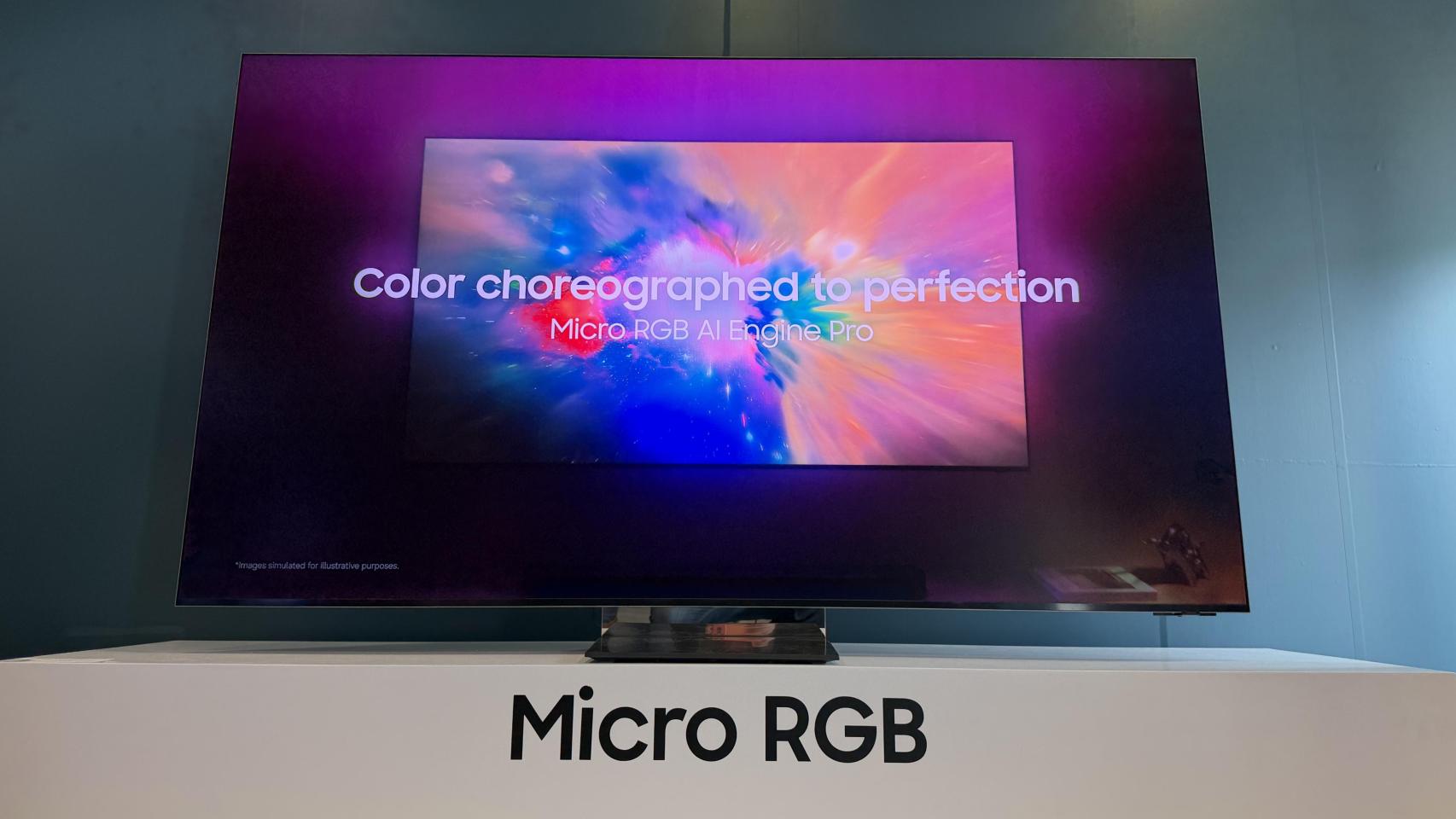 Televisor Micro RGB R95H de Samsung