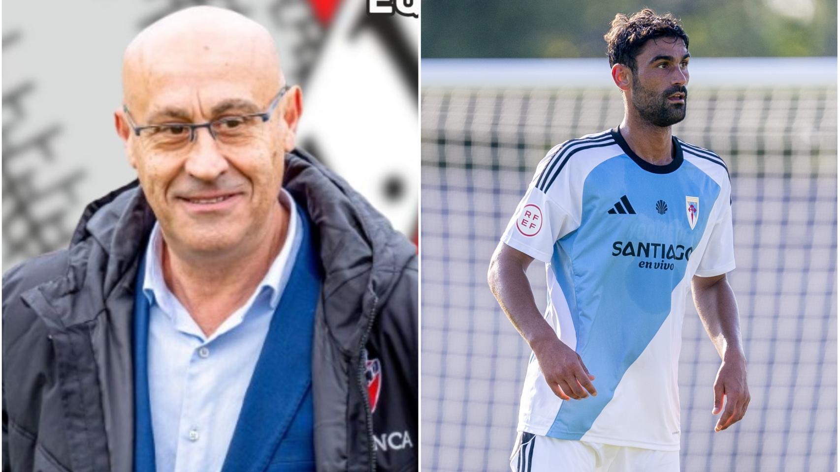 Padre e hijo, enfrentados en el Compostela-Racing Villabés: Es raro, pero es muy bonito