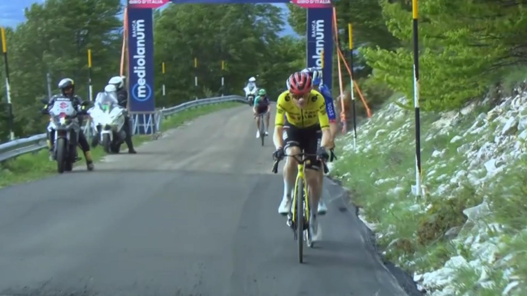 Jonas Vingegaard, en la etapa 7 del Giro de Italia.