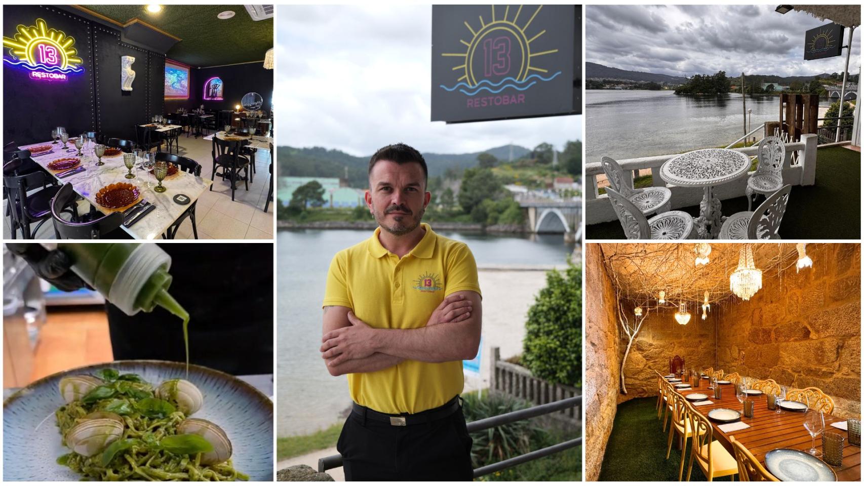 Chema Soto, en su restaurante situado en Arcade, Concello de Soutomaior, Pontevedra