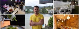 Chema Soto, en su restaurante situado en Arcade, Concello de Soutomaior, Pontevedra