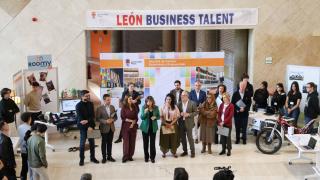 La rectora de la ULE, Nuria González, en su intervención en el León Business Talent
