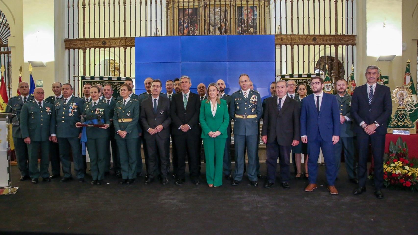 Acto por el aniversario de la Guardia Civil. Foto: Delegación del Gobierno. 