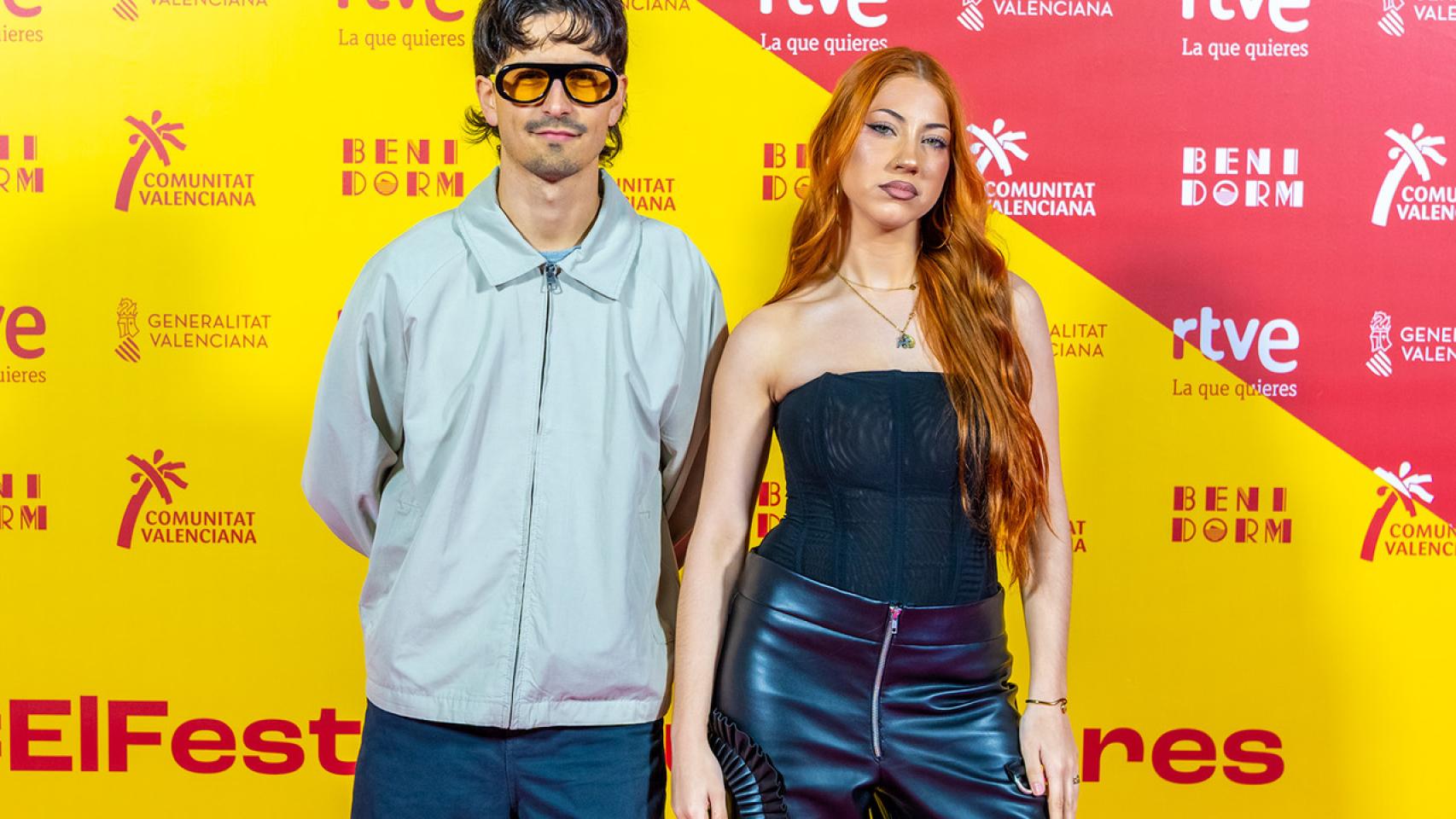 Tony Grox y Lucycalys en el Benidorm Fest.