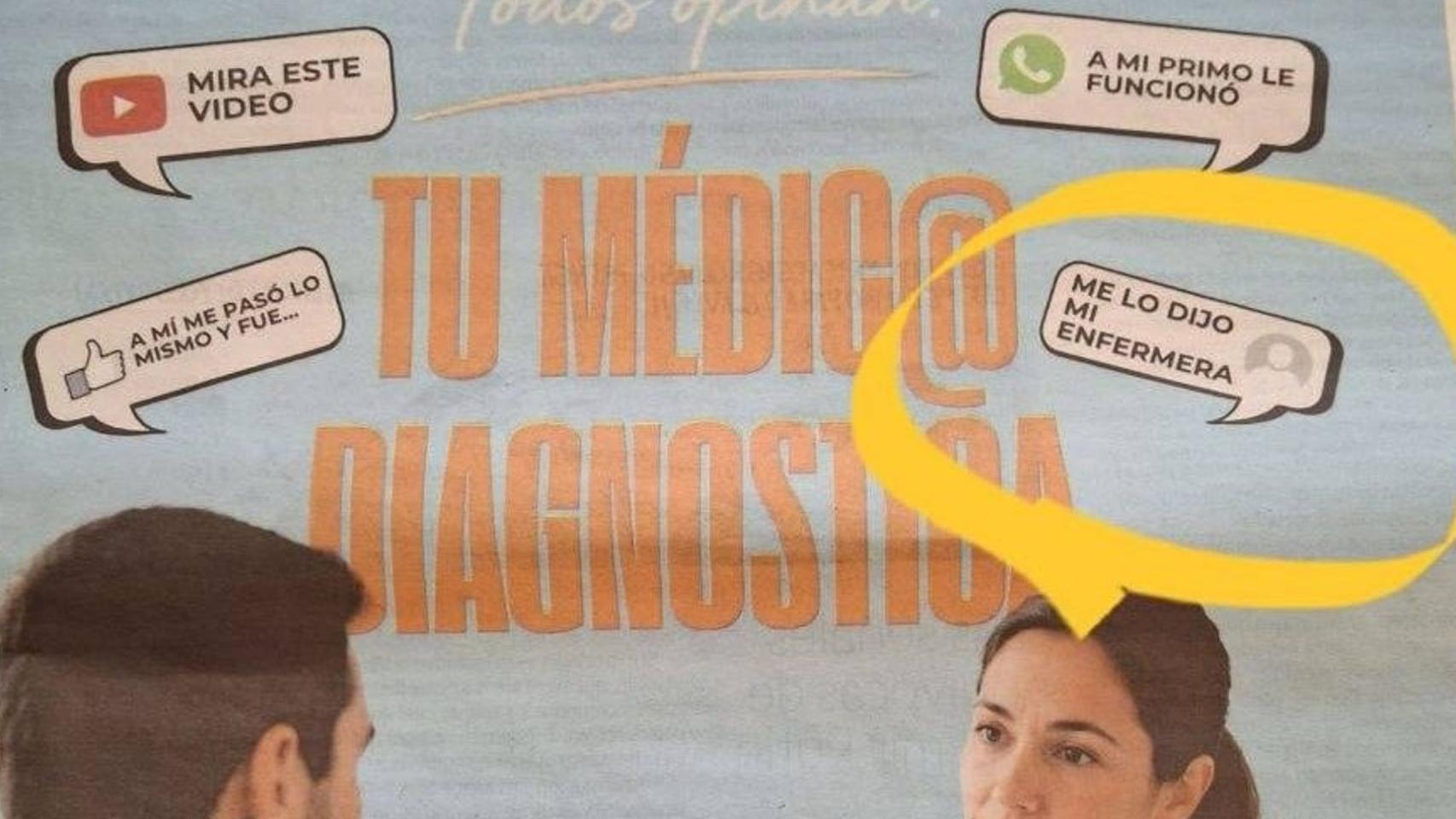 Campaña ofensiva del Colegio Oficial de Médicos de Pontevedra contra la enfermería