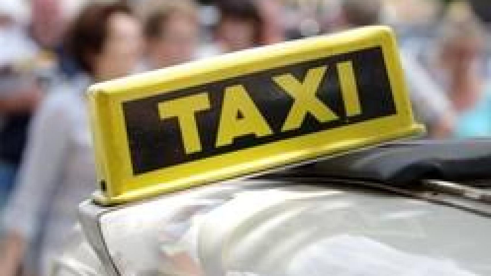 Un taxi.