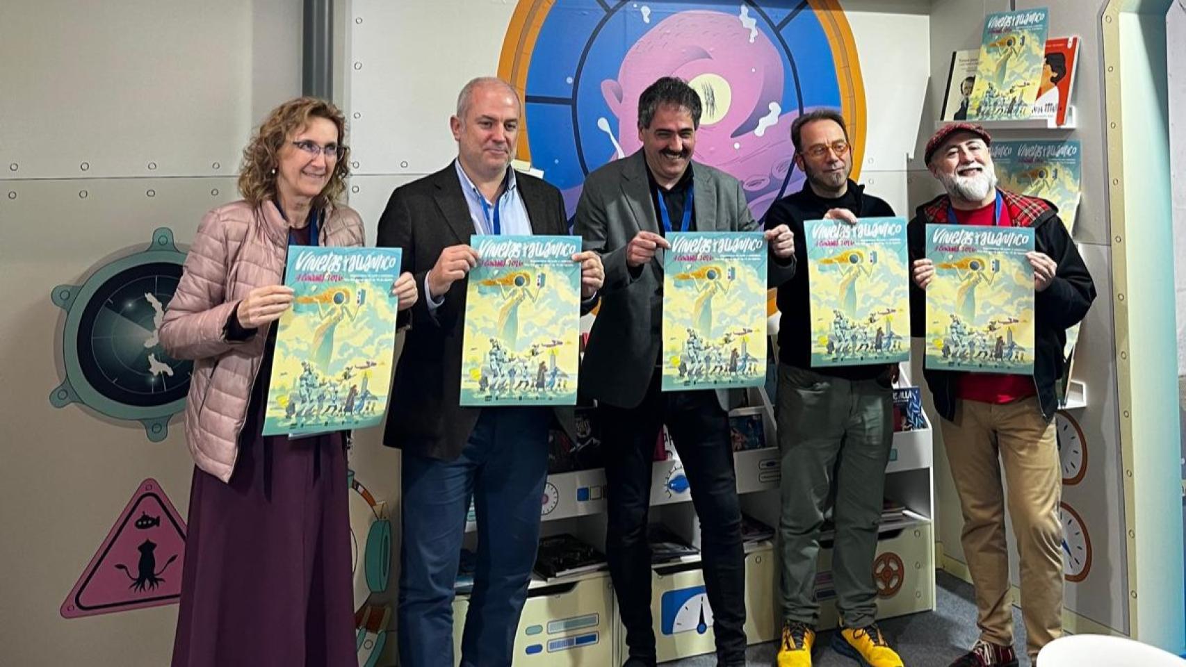 Presentación en Barcelona del cartel de Viñetas desde o Atlántico 2026.