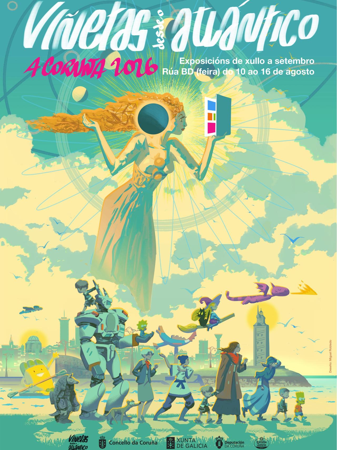 Cartel de Viñetas desde o Atlántico 2026.