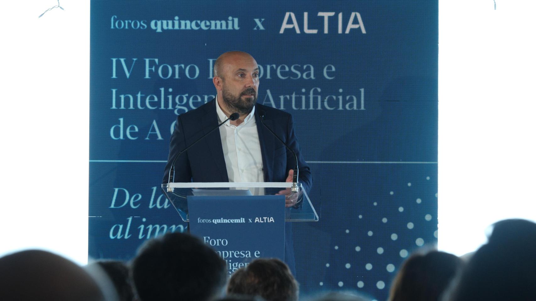José Manuel Lage Tuñas en la inauguración del Foro Empresa e Inteligencia Artificial de A Coruña 2026