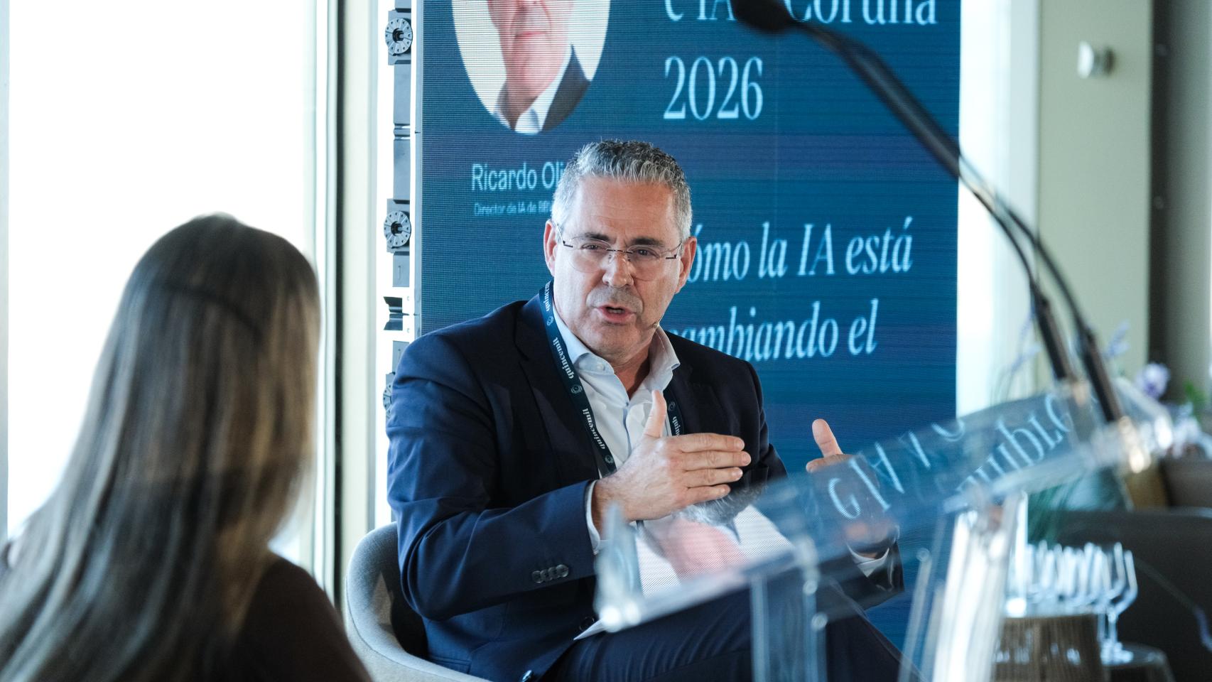 Ricardo Oliver, director de IA de BBVA en España, en el Foro Empresa e Inteligencia Artificial de A Coruña